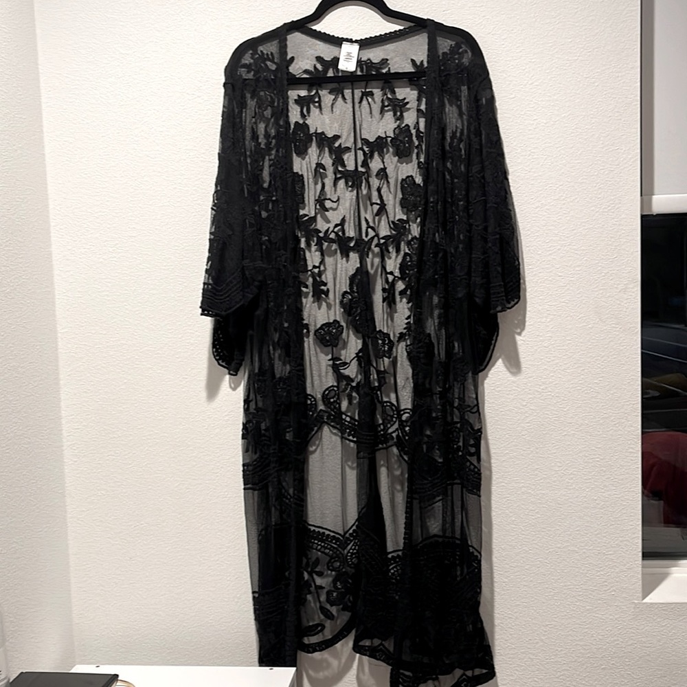 Lace style cover-up